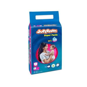 Supermom Baby Pant Diaper Large (8-15) Kg - 5pcs
